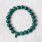 Genuine Real Malachite Energy Bracelet 8mm - Image 6