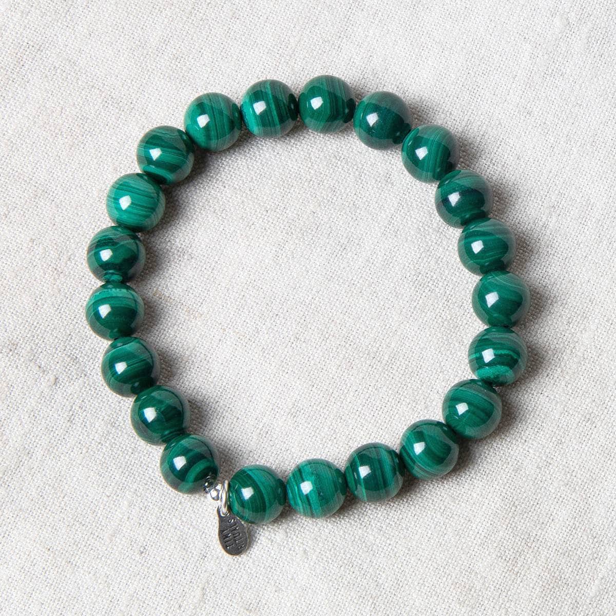 StudioSession-19905-1 Genuine Real Malachite Energy Bracelet 8mm - Image 6