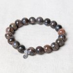 Blue Llanite Opal Energy Bracelet 8mm - Image 6