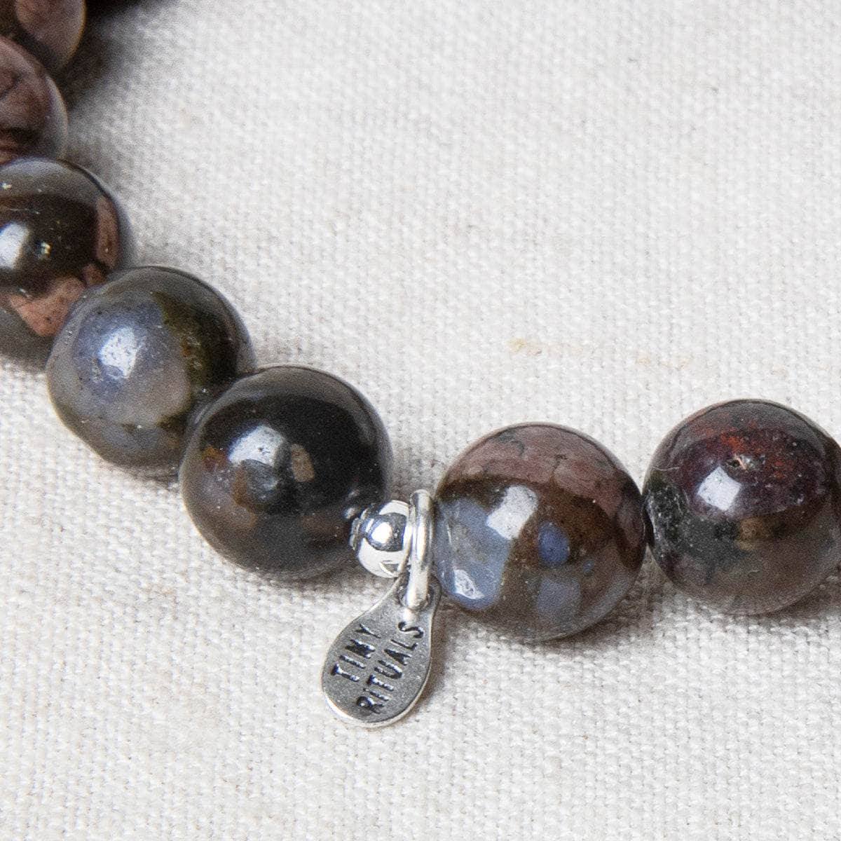 StudioSession-19913-1copy Blue Llanite Opal Energy Bracelet 8mm - Image 4