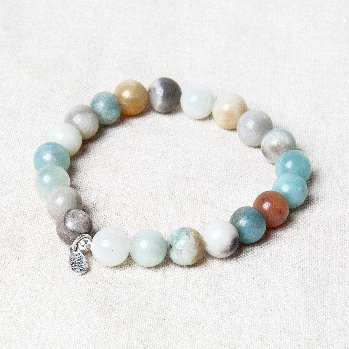 StudioSession-19924-1 Multi-Amazonite Energy Bracelet 8mm - Image 1