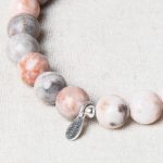 Pink Zebra Jasper Energy Bracelet 8mm - Image 4