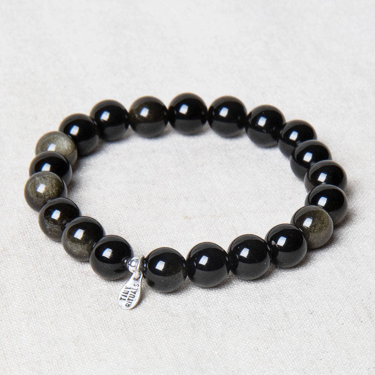 StudioSession-19979-1 Golden Obsidian Energy Bracelet 8mm - Image 5