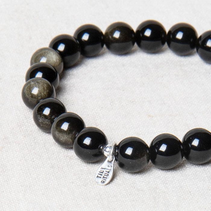 Golden Obsidian Energy Bracelet 8mm - Image 4