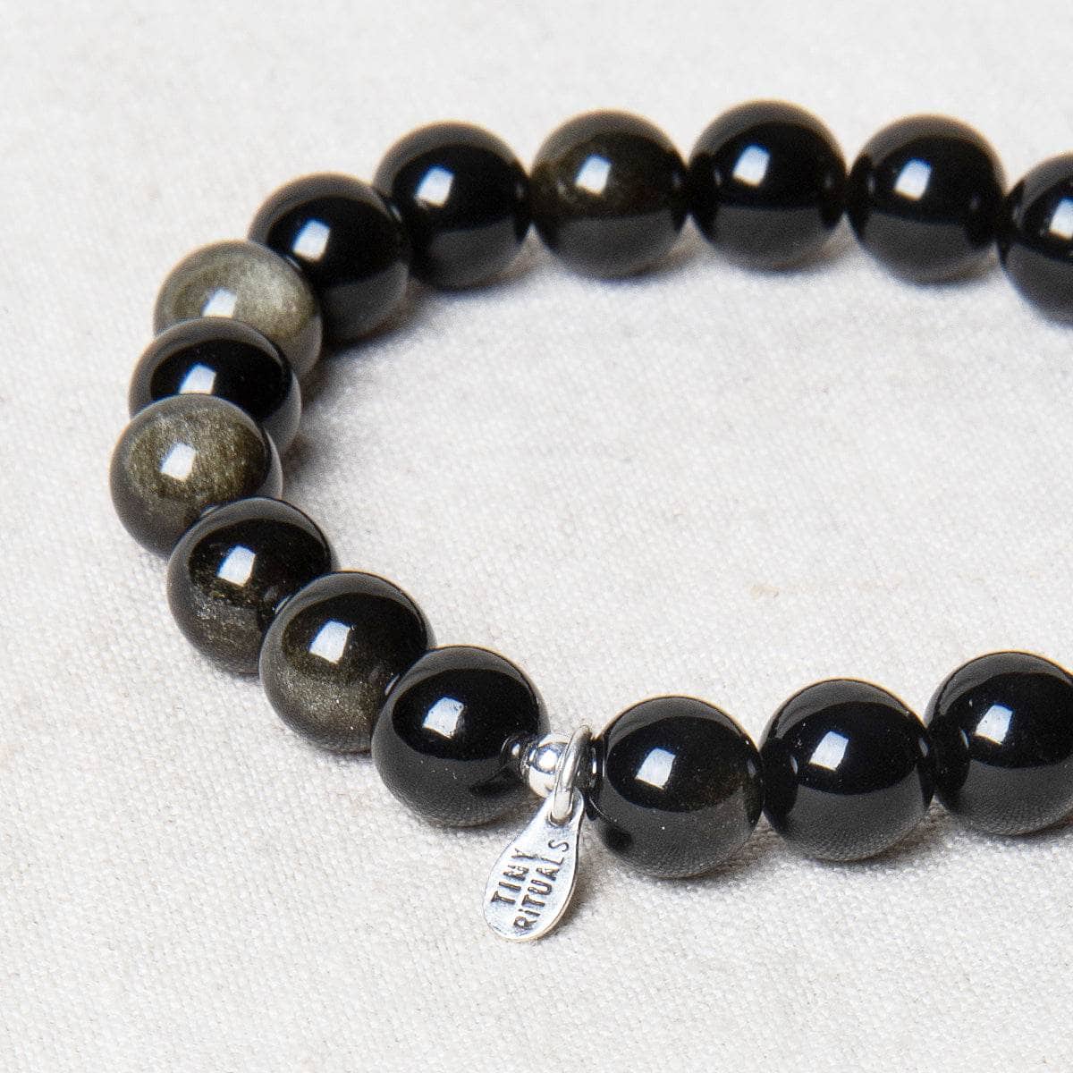 StudioSession-19980-1 Golden Obsidian Energy Bracelet 8mm - Image 4