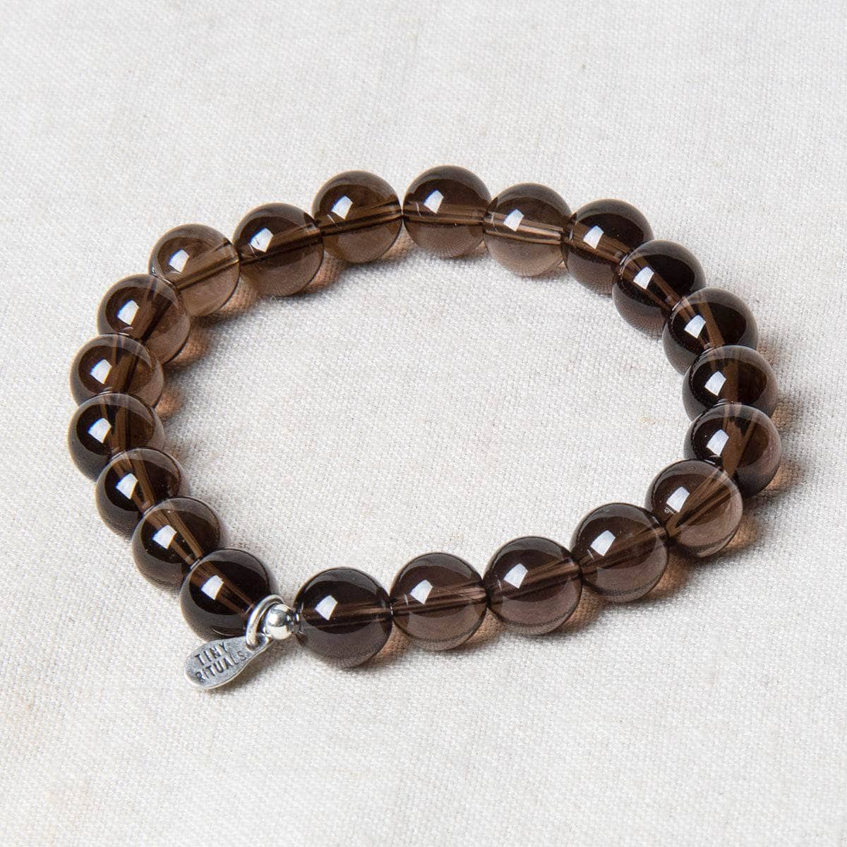 StudioSession-19993-1 Smoky Quartz Energy Bracelet 8mm - Image 1
