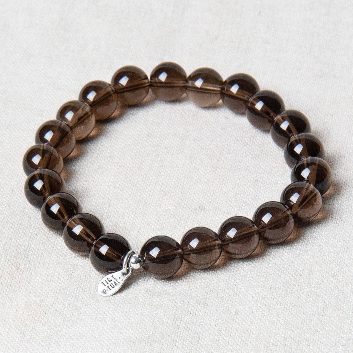 StudioSession-19996-1 Smoky Quartz Energy Bracelet 8mm - Image 5