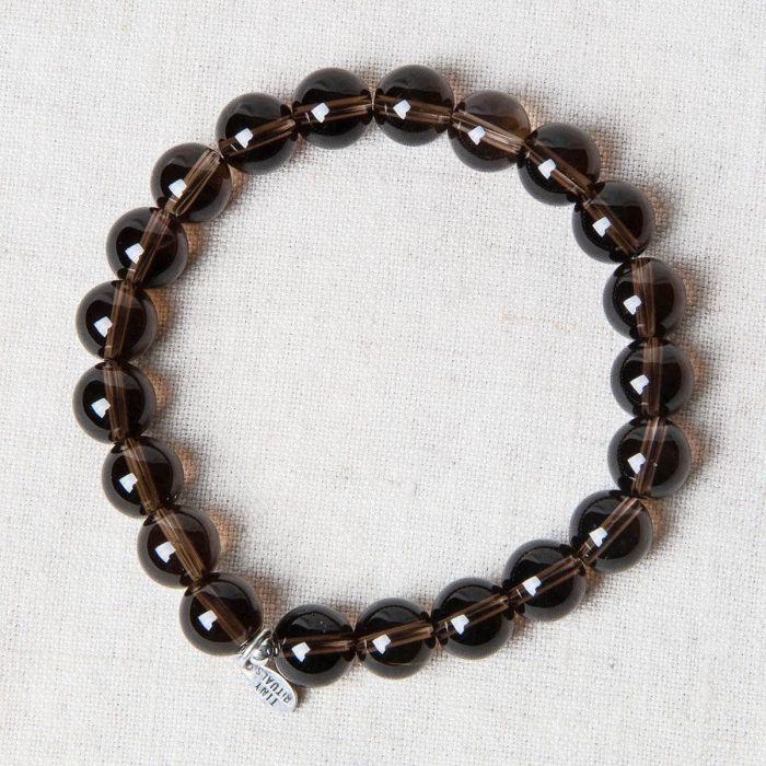 Smoky Quartz Energy Bracelet 8mm - Image 6