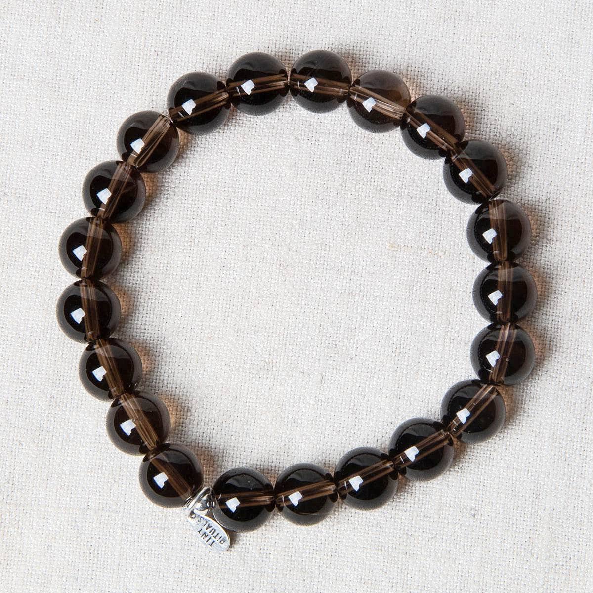 StudioSession-20003-1 Smoky Quartz Energy Bracelet 8mm - Image 6