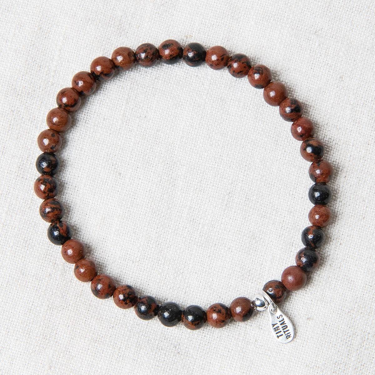 StudioSession-20041-1 Mahogany Obsidian Energy Bracelet - Image 3