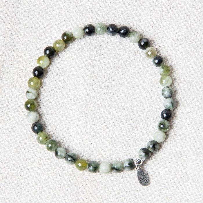 Natural Vine Flower Xiuyu Jade Energy Bracelet - Image 3