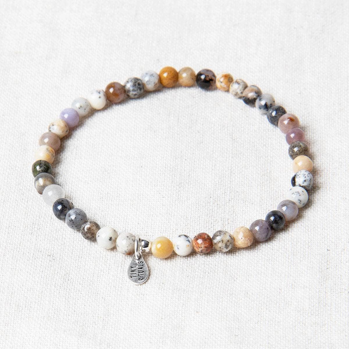 StudioSession-20058-1 Yellow Dendritic Opal Energy Bracelet - Image 1