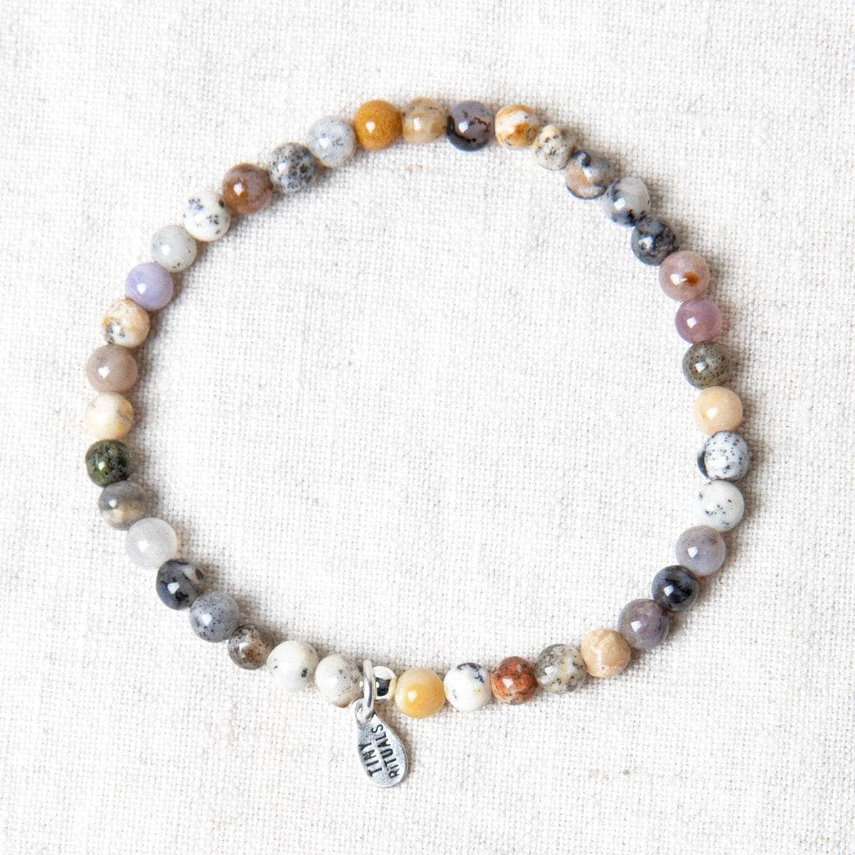 StudioSession-20062-1 Yellow Dendritic Opal Energy Bracelet - Image 3