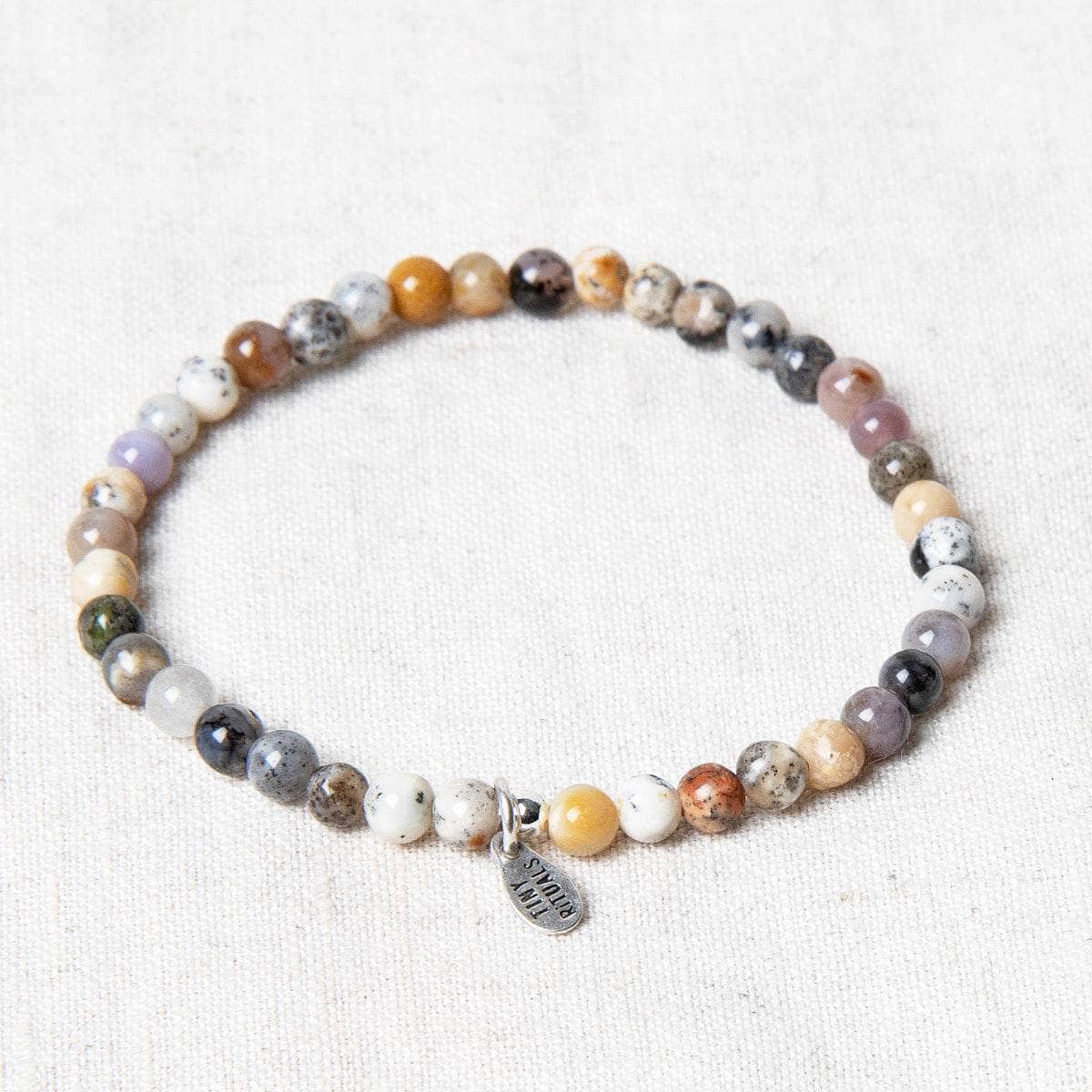 StudioSession-20067-1 Yellow Dendritic Opal Energy Bracelet - Image 5