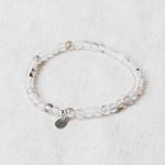 Natural Black Flower Moss Agate Energy Bracelet - Image 5