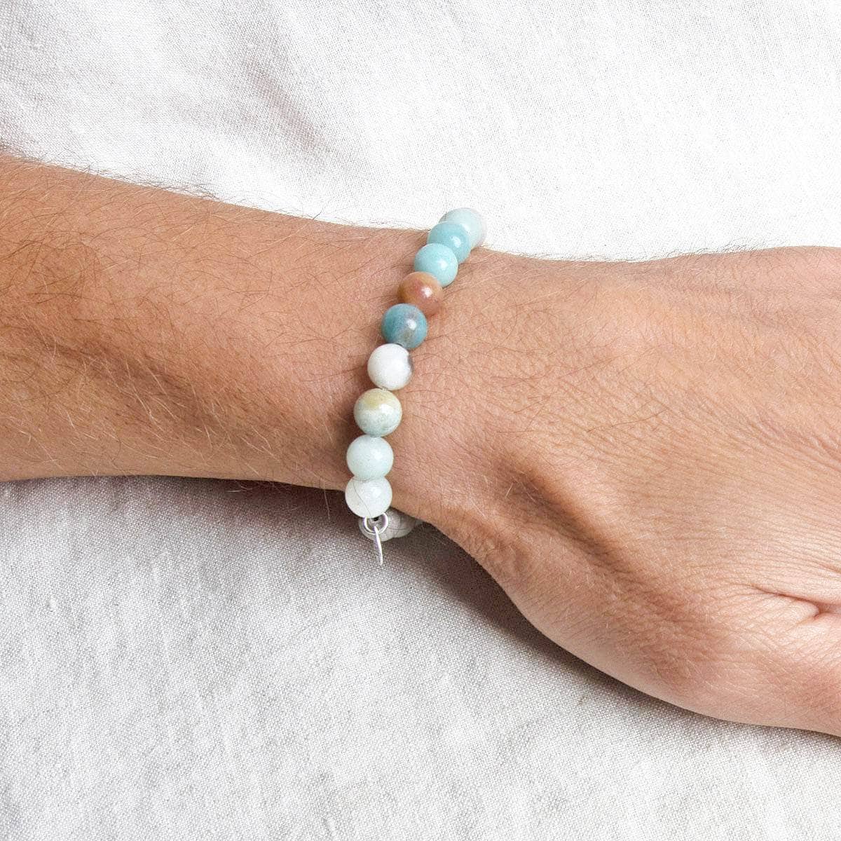 StudioSession-20647-1 Multi-Amazonite Energy Bracelet 8mm - Image 4