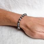 Blue Llanite Opal Energy Bracelet 8mm - Image 3
