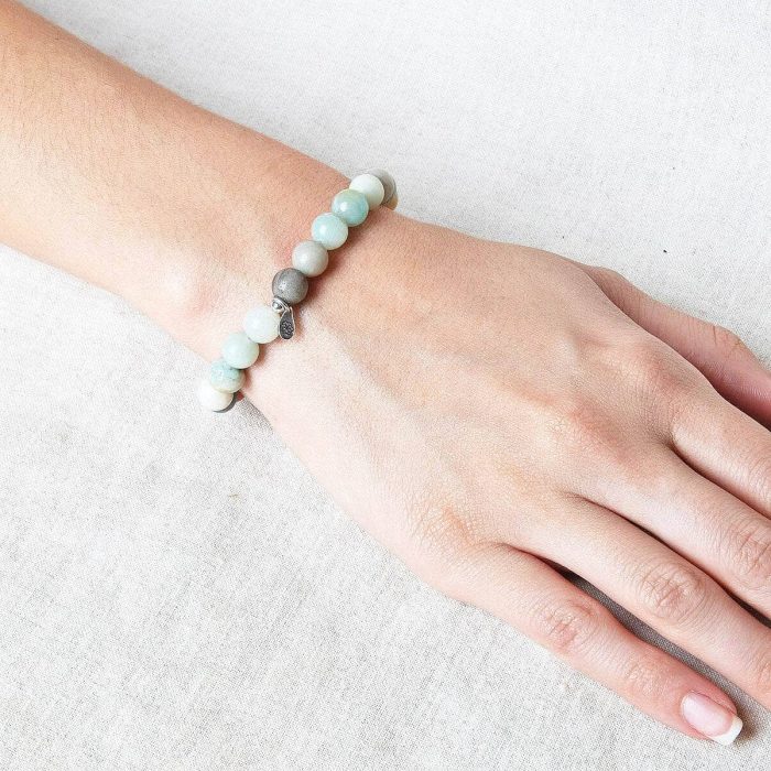 Multi-Amazonite Energy Bracelet 8mm - Image 2
