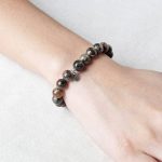 Blue Llanite Opal Energy Bracelet 8mm - Image 2