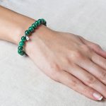 Genuine Real Malachite Energy Bracelet 8mm - Image 3