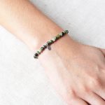 Natural Vine Flower Xiuyu Jade Energy Bracelet - Image 2