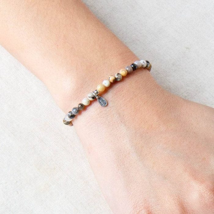 Yellow Dendritic Opal Energy Bracelet - Image 2
