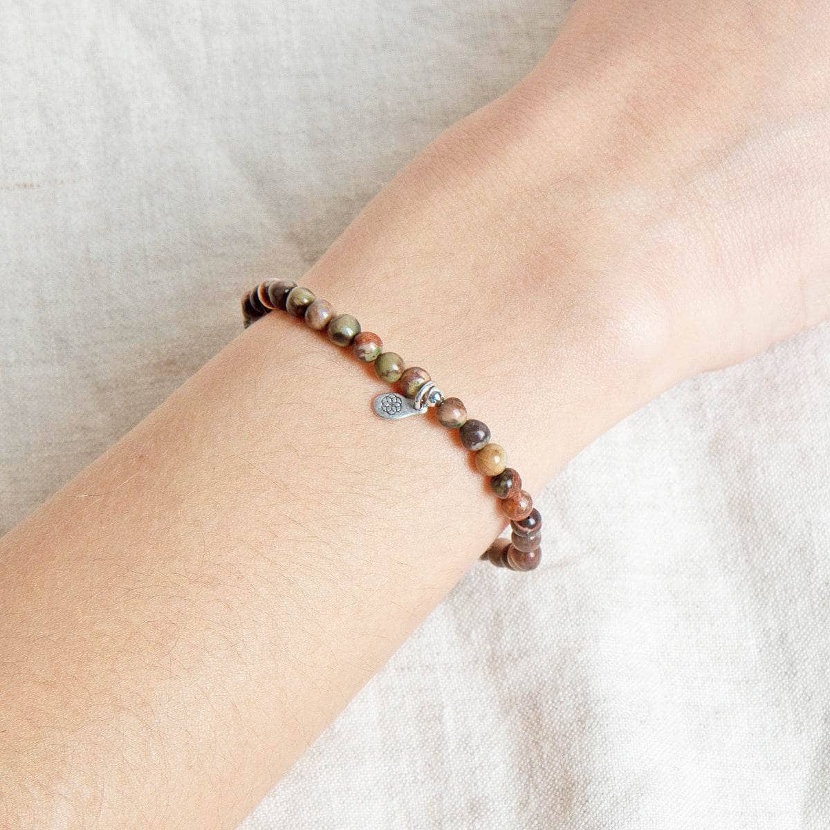 StudioSession-23789-3 Natural Ocean Jasper Energy Bracelet - Image 2