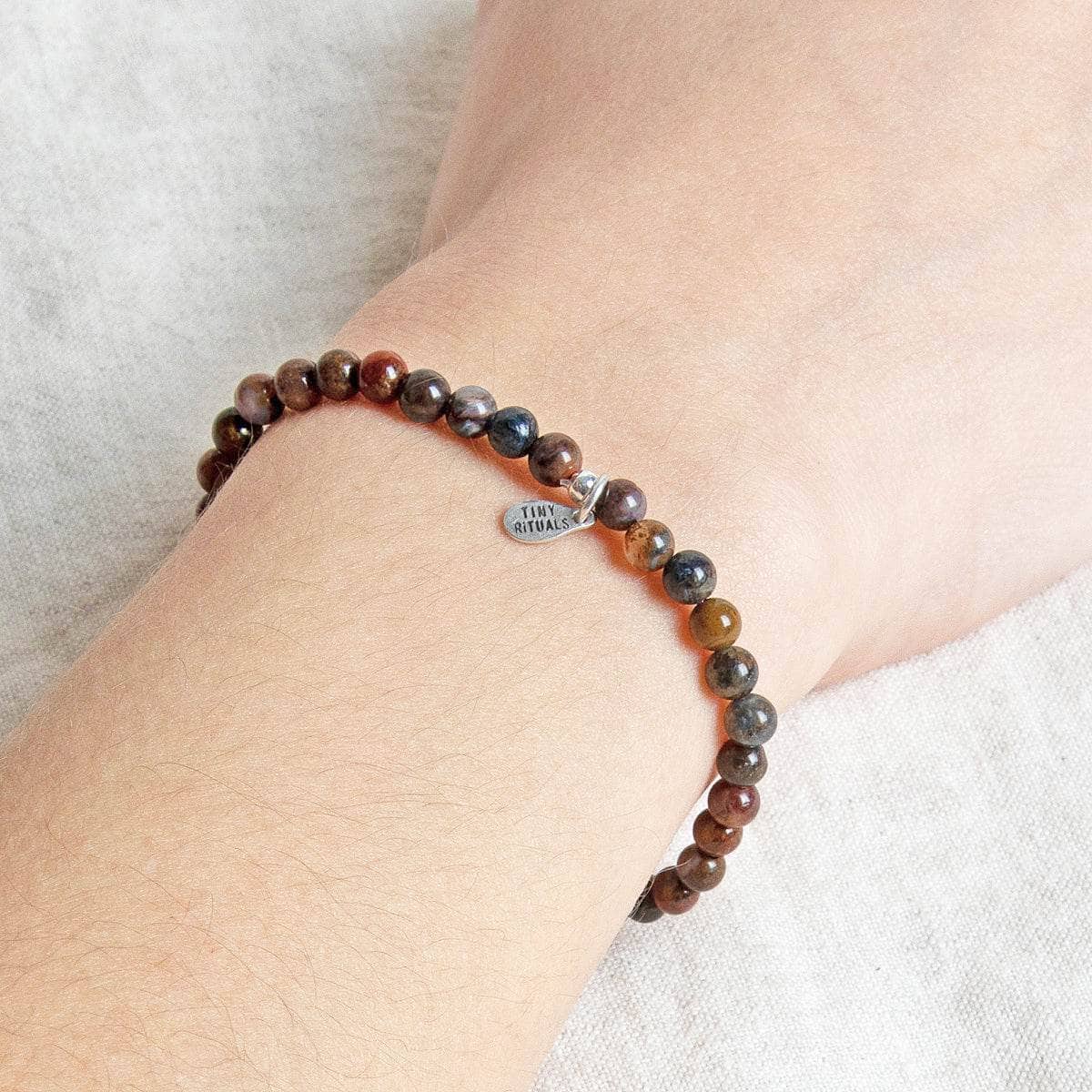 StudioSession-23836-3 Natural African Pietersite Energy Bracelet - Image 2