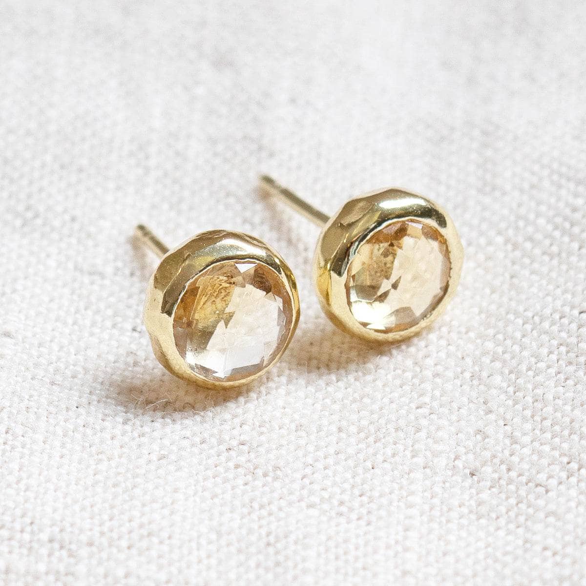 StudioSession-25296-3 Citrine Silver or Gold Stud Earrings - Image 9