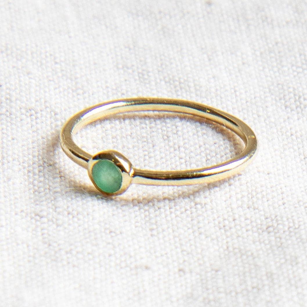 StudioSession-25603-3 Emerald Silver or Gold  Ring - Image 2