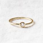 Herkimer Diamond Silver or Gold Ring - Image 4