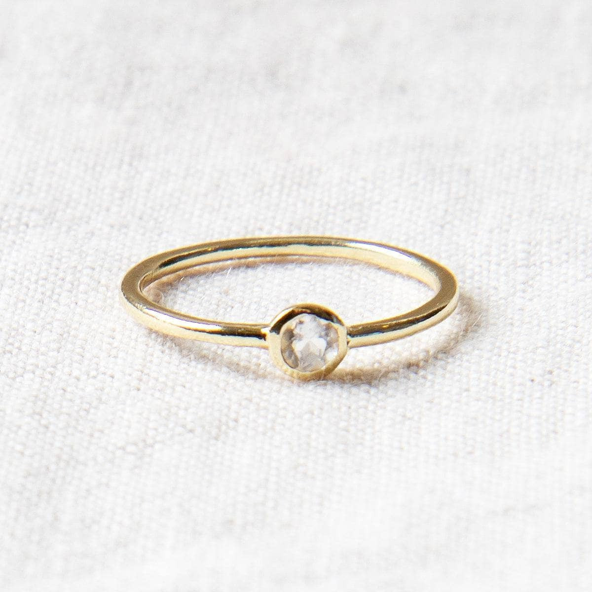 StudioSession-25625-3 Herkimer Diamond Silver or Gold Ring - Image 4