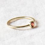 Garnet Silver or Gold Ring - Image 7