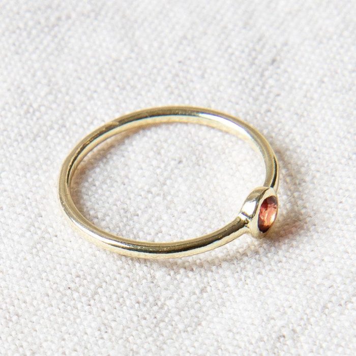 Garnet Silver or Gold Ring - Image 8