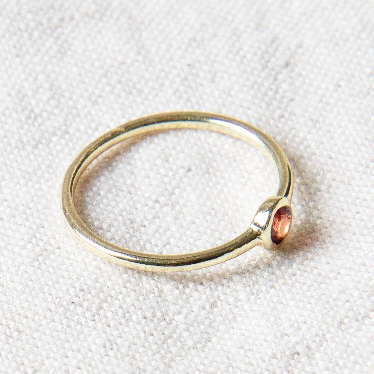 StudioSession-25643-3 Garnet Silver or Gold Ring - Image 8