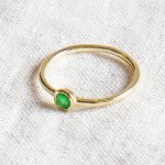 Green Jade Silver or Gold Ring - Image 6