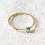 Natural Genuine Turquoise Silver or Gold Ring - Image 4