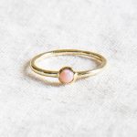 Pink Opal Silver or Gold Ring - Image 8