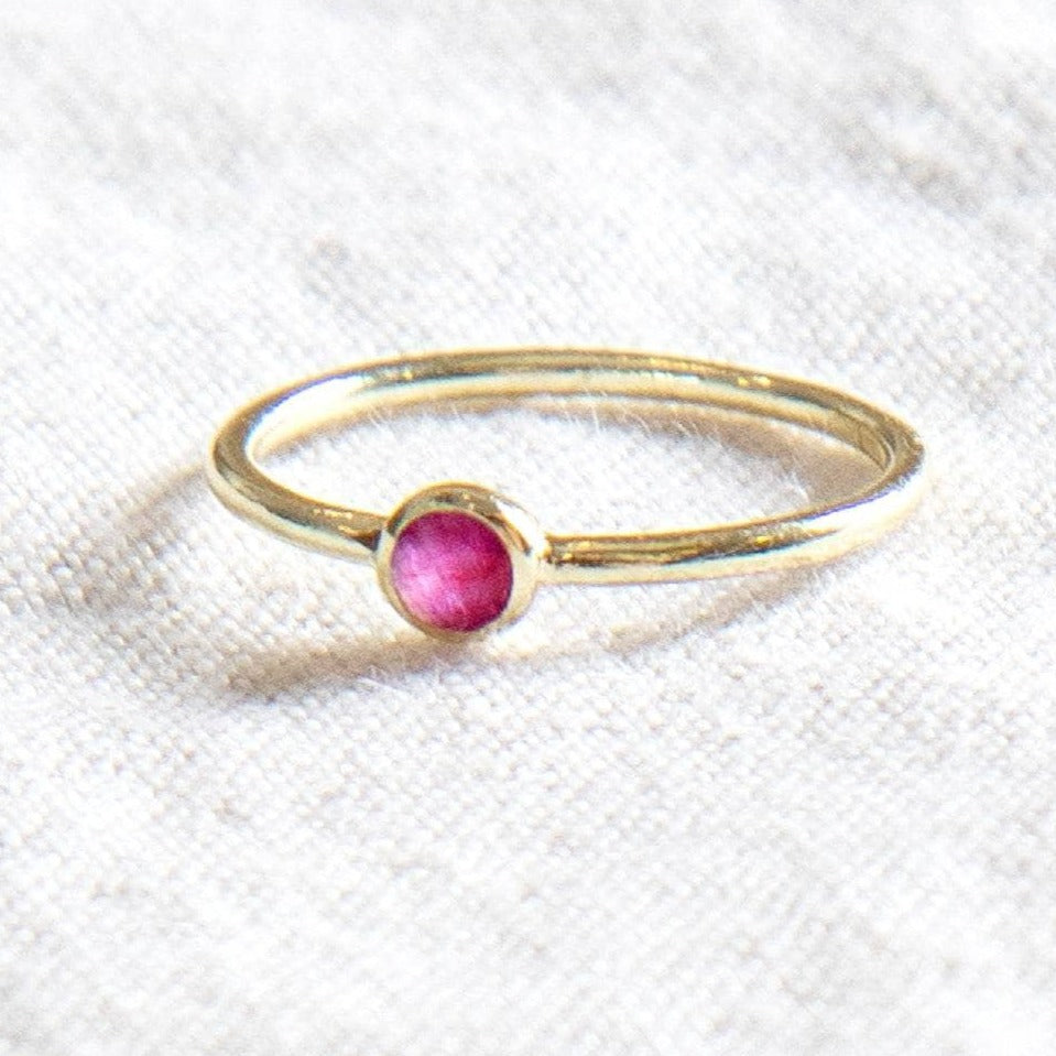 StudioSession-25811-3 Ruby Silver or Gold Ring - Image 5