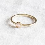 Rose Quartz Silver or Gold Ring - Image 3