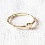 Rose Quartz Silver or Gold Ring - Image 4