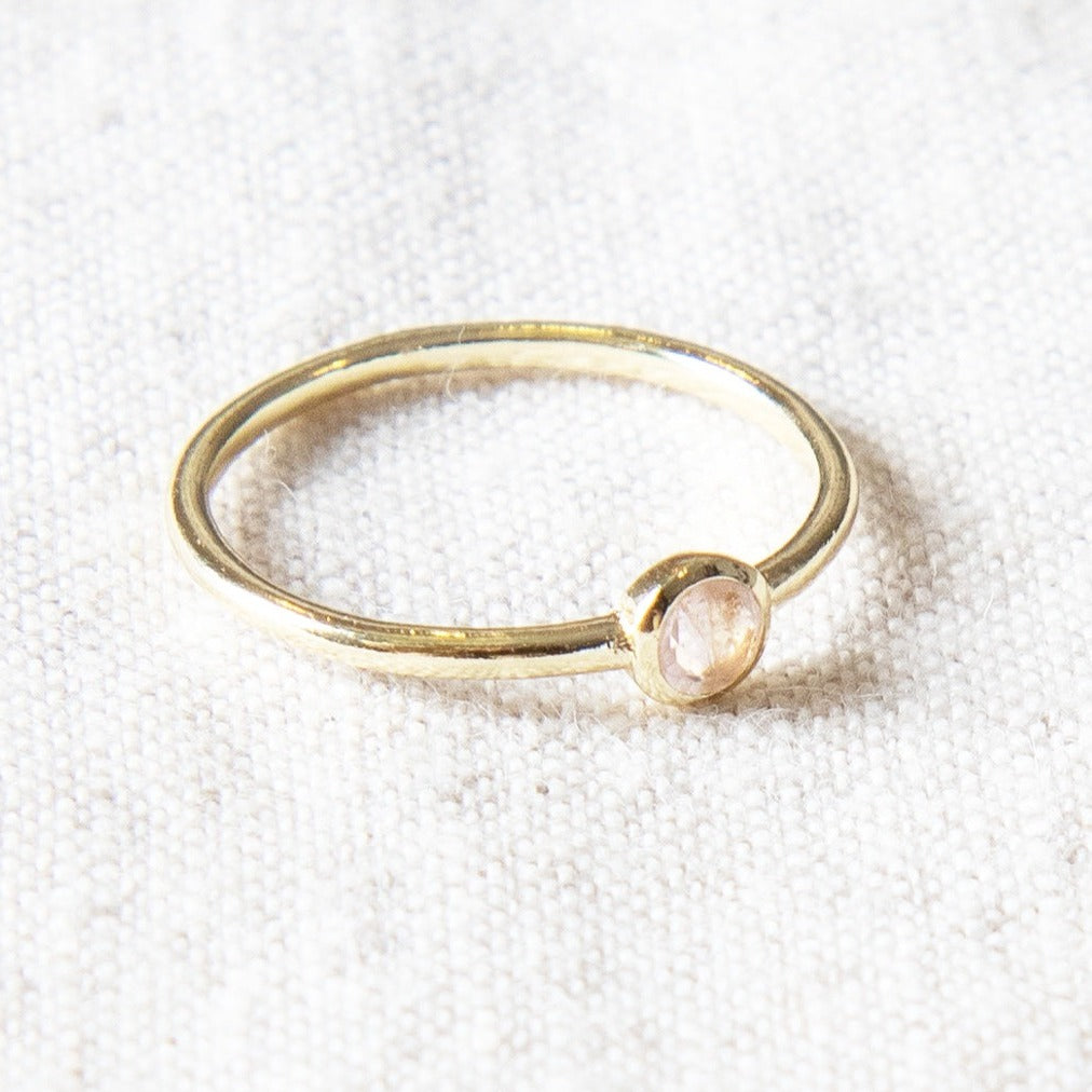StudioSession-25878-3 Rose Quartz Silver or Gold Ring - Image 4