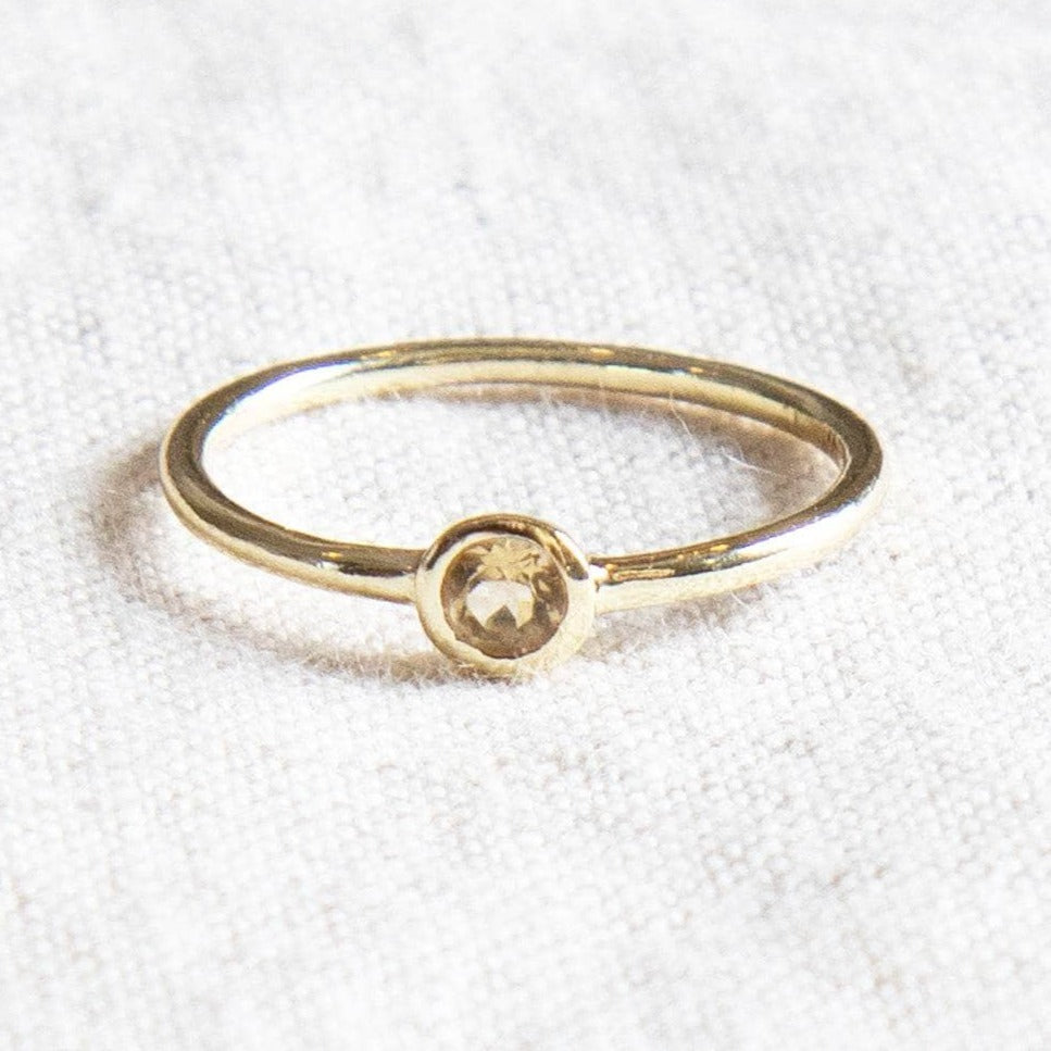 StudioSession-25913-3 Citrine Silver or Gold Ring - Image 1