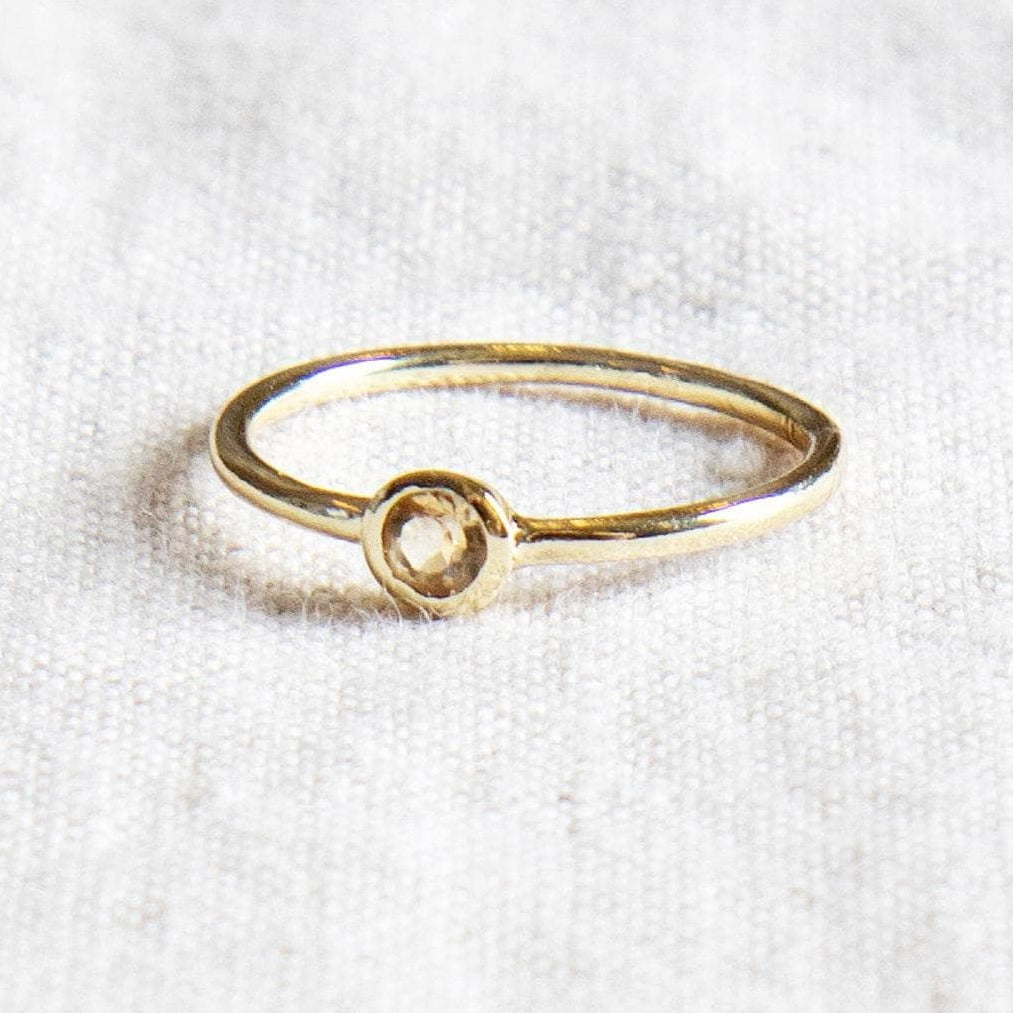 StudioSession-25914-3 Citrine Silver or Gold Ring - Image 3