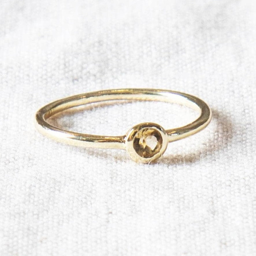 StudioSession-25915-3 Citrine Silver or Gold Ring - Image 4