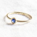 Blue Sapphire Silver or Gold Ring - Image 7