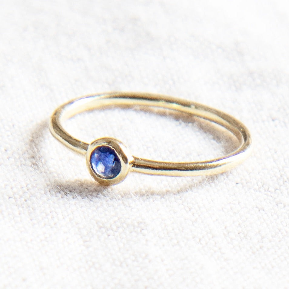 StudioSession-25972-3 Blue Sapphire Silver or Gold Ring - Image 7