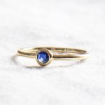 Blue Sapphire Silver or Gold Ring - Image 8
