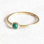 Genuine Malachite Silver, Gold or Rose Gold Ring - Image 10