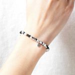 Black/White Zebra Jasper Energy Bracelet - Image 7